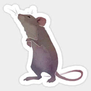 Grey Mouse Sticker